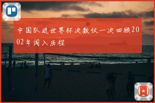 中国队进世界杯次数仅一次回顾2002年闯入历程